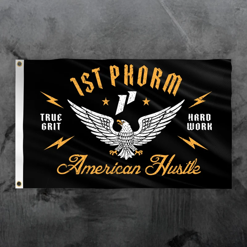 American Hustle Wall Flag