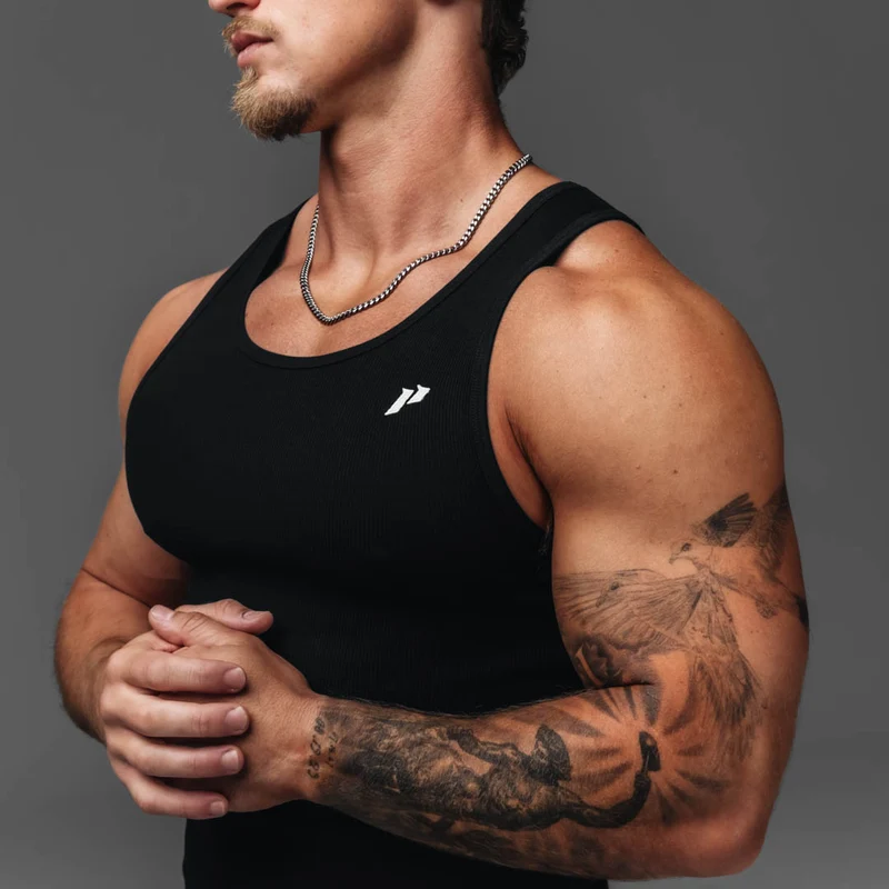 Crest Ribbed Tank - 3pk