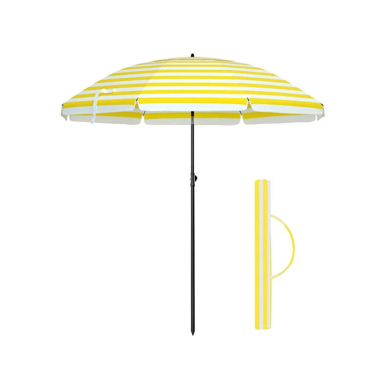 Knickbarer Sonnenschirm für Strand