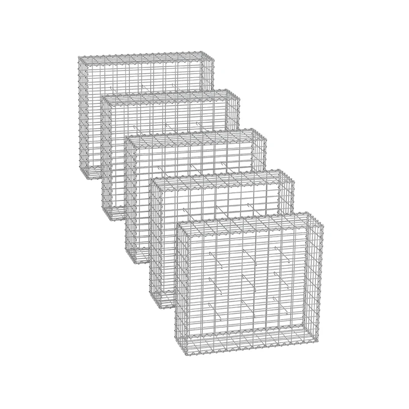 Gabionenkörbe verzinkt mit 5 x 10 cm Maschenweite