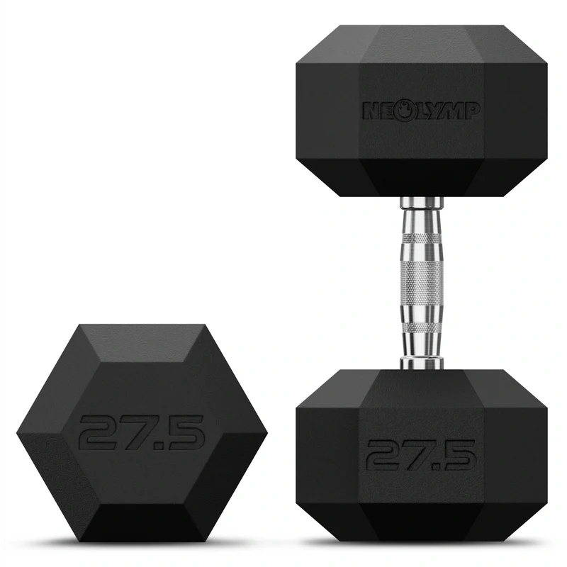 Hexagon Hanteln mit TPU-Ummantelung, 2er Sets 1 bis 50 kg