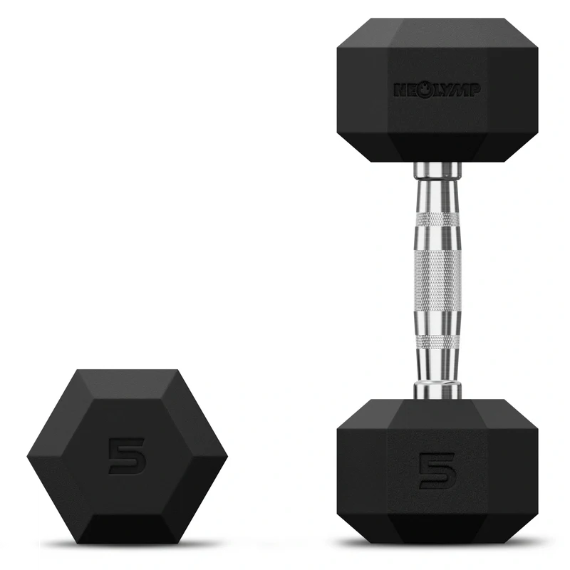 Hexagon Hanteln mit TPU-Ummantelung, 2er Sets 1 bis 50 kg