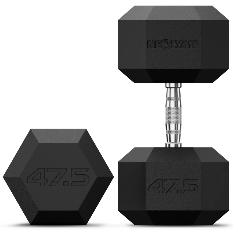 Hexagon Hanteln mit TPU-Ummantelung, 2er Sets 1 bis 50 kg