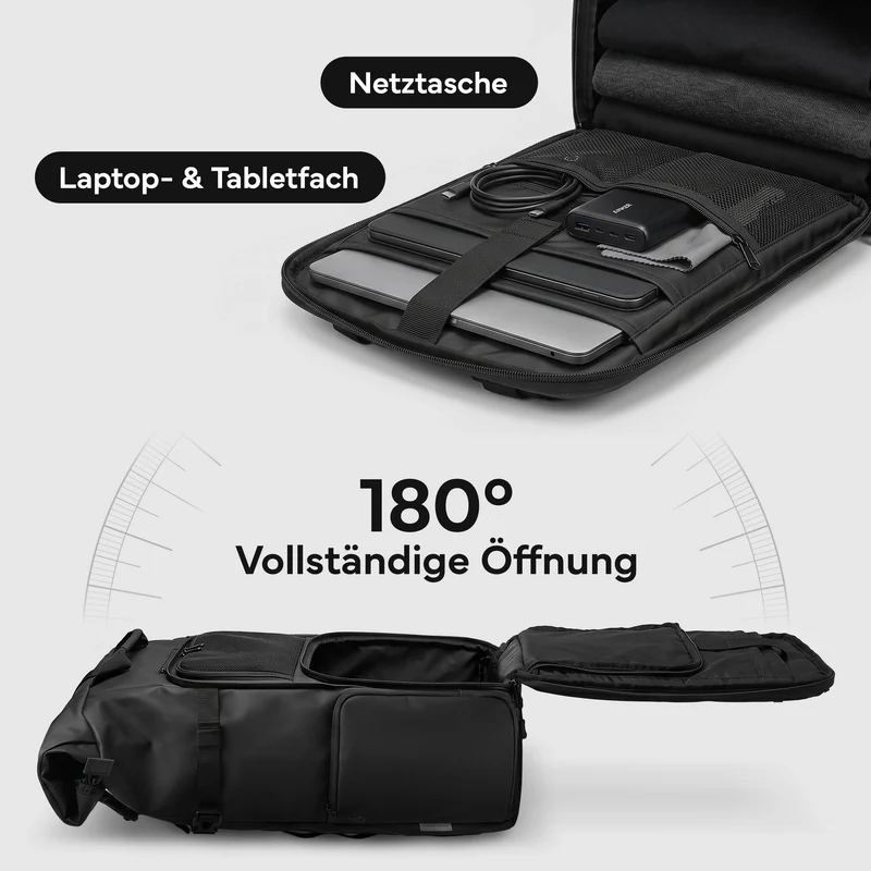 Rucksack Rolltop 40 Liter - Wasserdicht