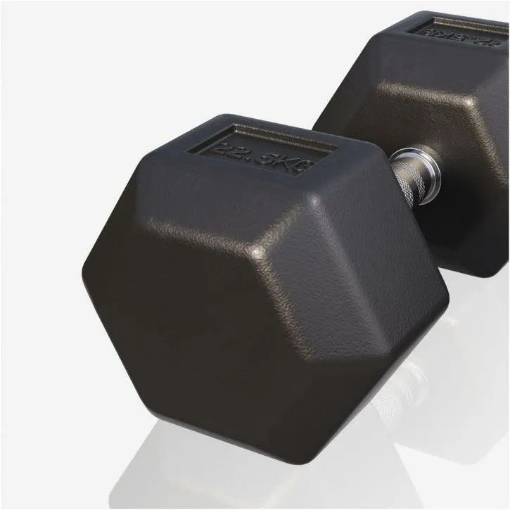 Kurzhantel Hexagon Gummi 2 - 50 kg