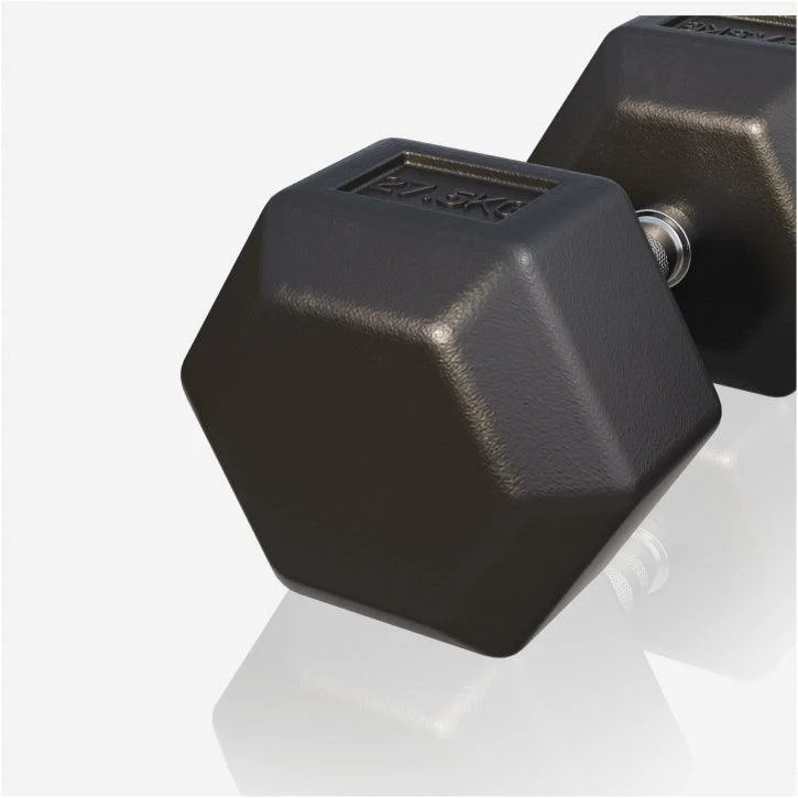 Kurzhantel Hexagon Gummi 2 - 50 kg