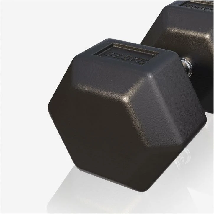 Kurzhantel Hexagon Gummi 2 - 50 kg