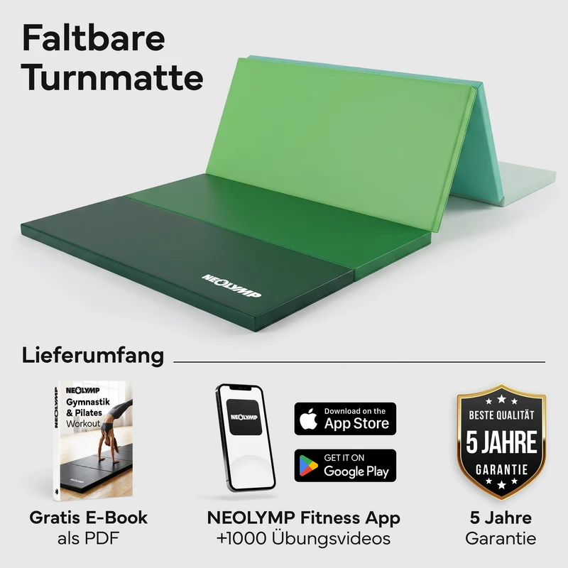 Turnmatte - faltbar mit Tragefunktion