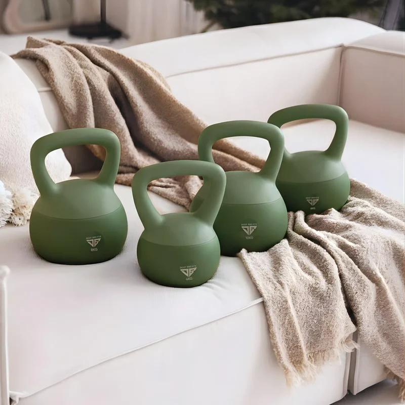 4 Soft Kettlebells - Olive Bundle