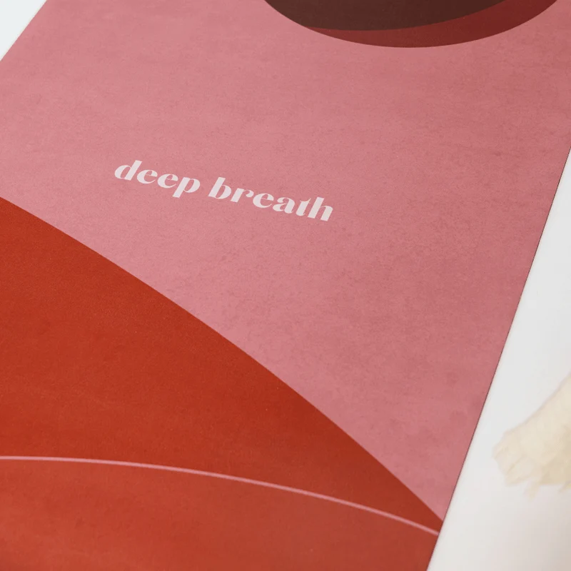 Training and Yoga Mat - Red Moon XL