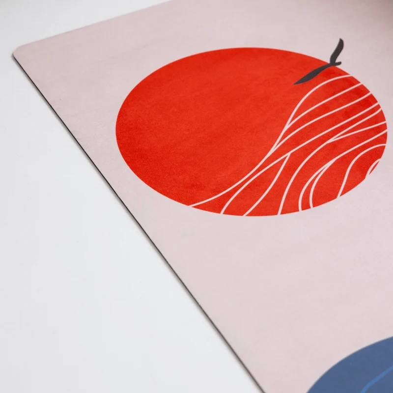 Training and Yoga Mat - Red Sun XL