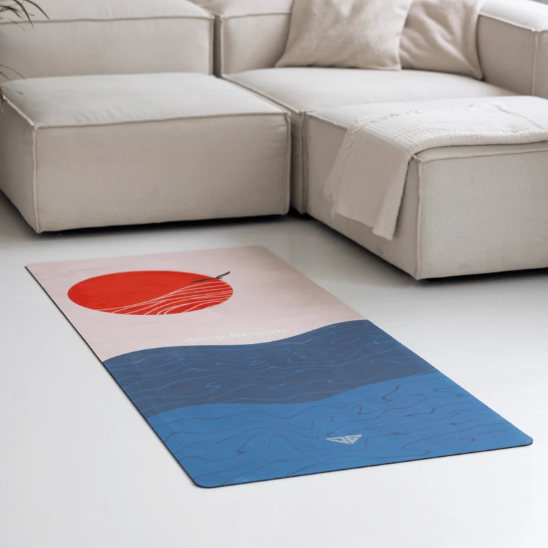 Training and Yoga Mat - Red Sun XL