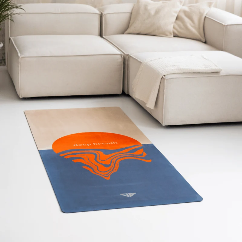 Training and Yoga Mat - Orange Sun XL