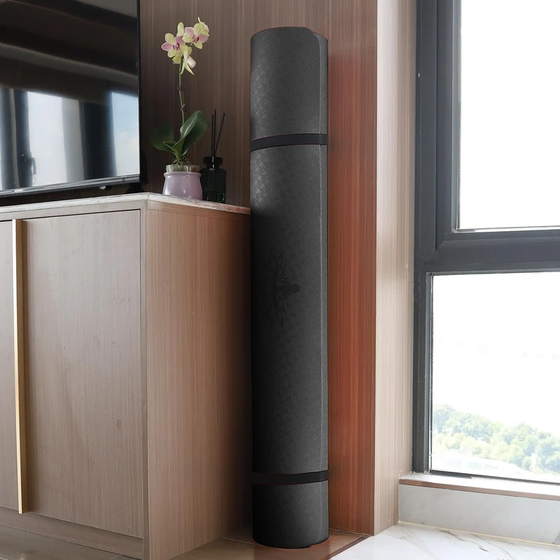 Large Yoga Mat 6' x 4' x 1/2" TPE Non-Slip Cushioned Exercise Mat For Yoga Pilates