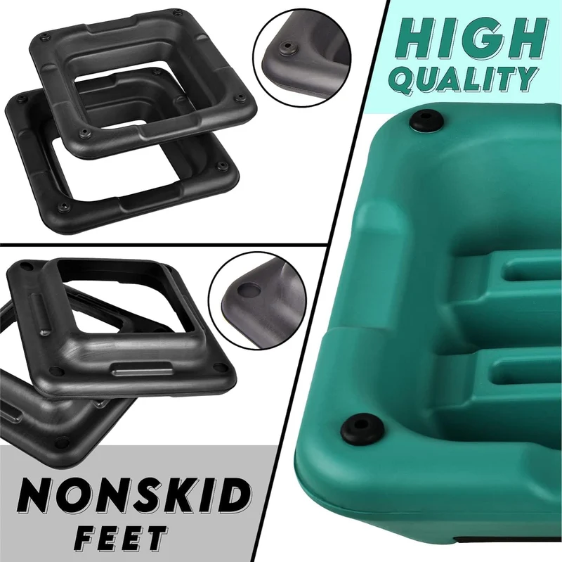 Adjustable Step Platform With Stackable Risers, Anti-Slip Aerobic Deck, 4-12 Inch Height