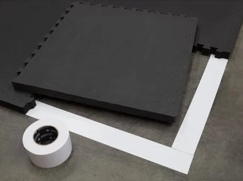 Double Sided Floor Tape - XL Mat & Rug Adhesive for Gym Floors, Carpets & Rugs