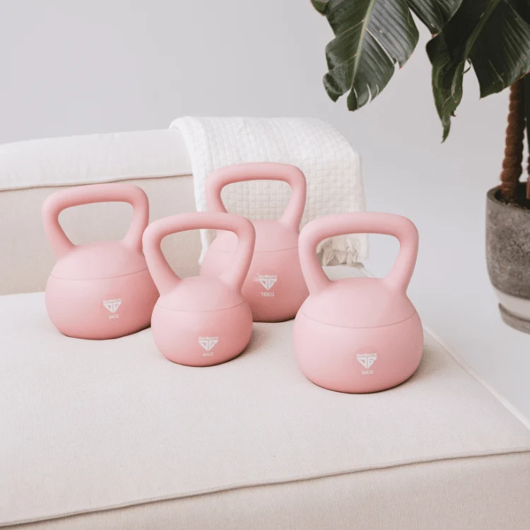 4 Soft Kettlebells - Pink Bundle