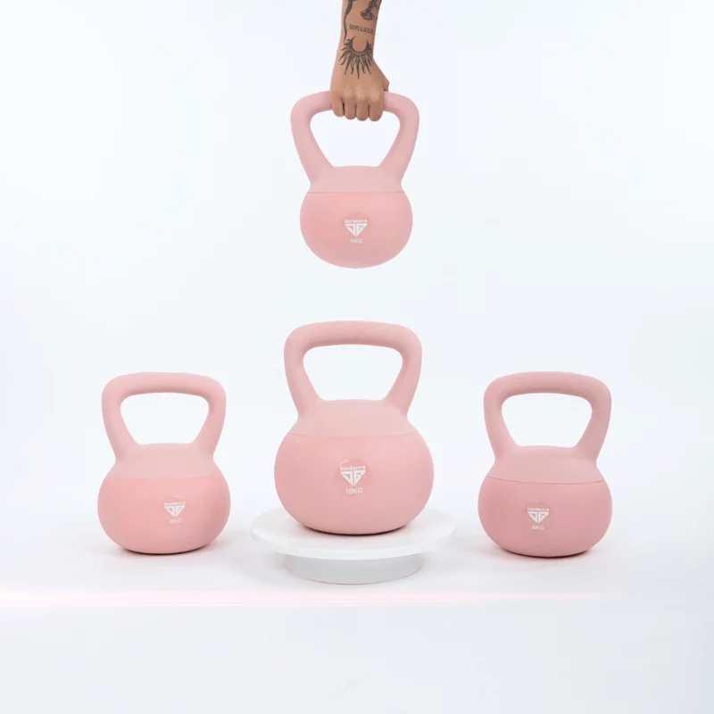 4 Soft Kettlebells - Pink Bundle