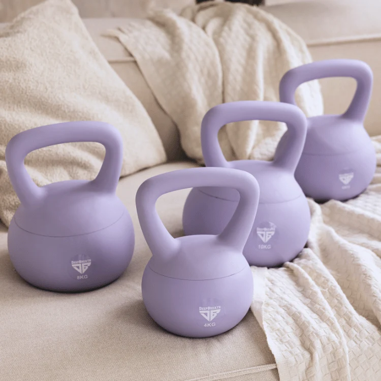 4 Soft Kettlebells - Purple Bundle