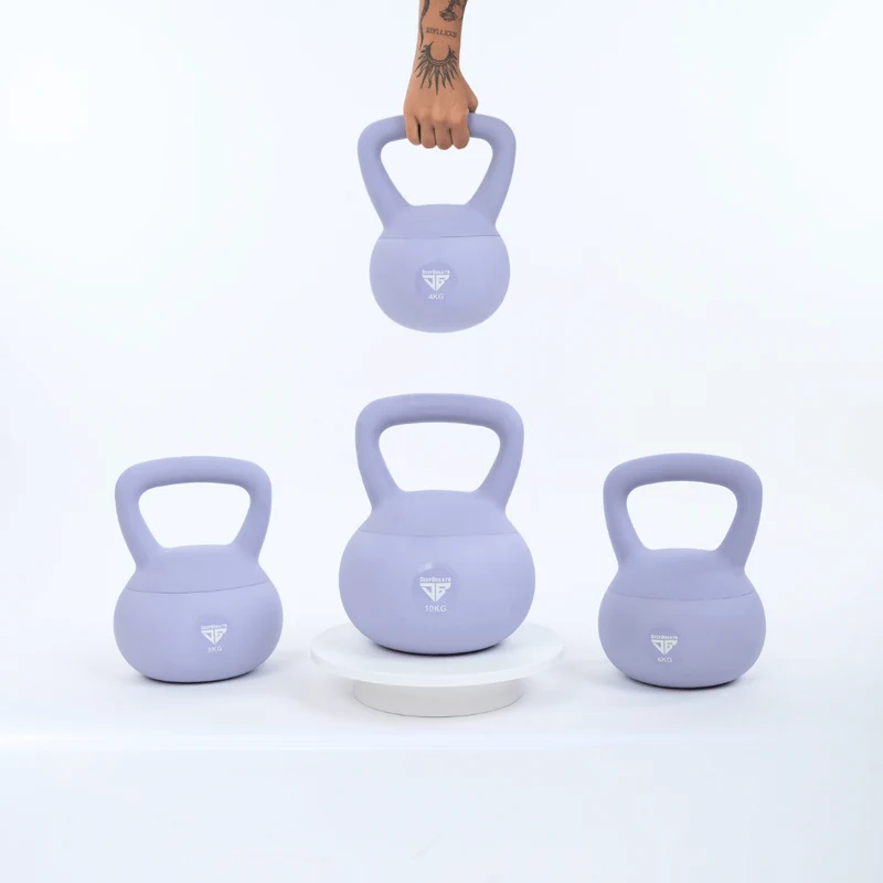 4 Soft Kettlebells - Purple Bundle