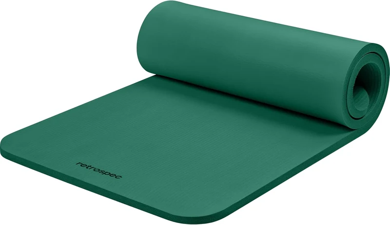 Extra Thick Yoga Mat, 1-Inch Non-Slip Pilates & Fitness Mat With Carrying Strap