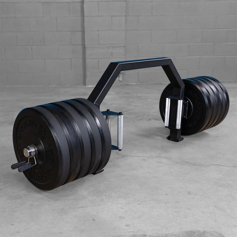 Body-Solid OTB100 Olympic Open Trap Bar With Dual Handles, Bar Jack & 1,000 Lb Capacity