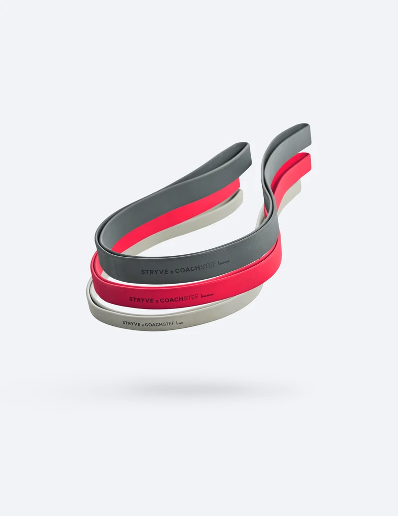 Fitnessbänder Set – STRYVE x Coach Stef Power Bands für Fitness & Home Workout