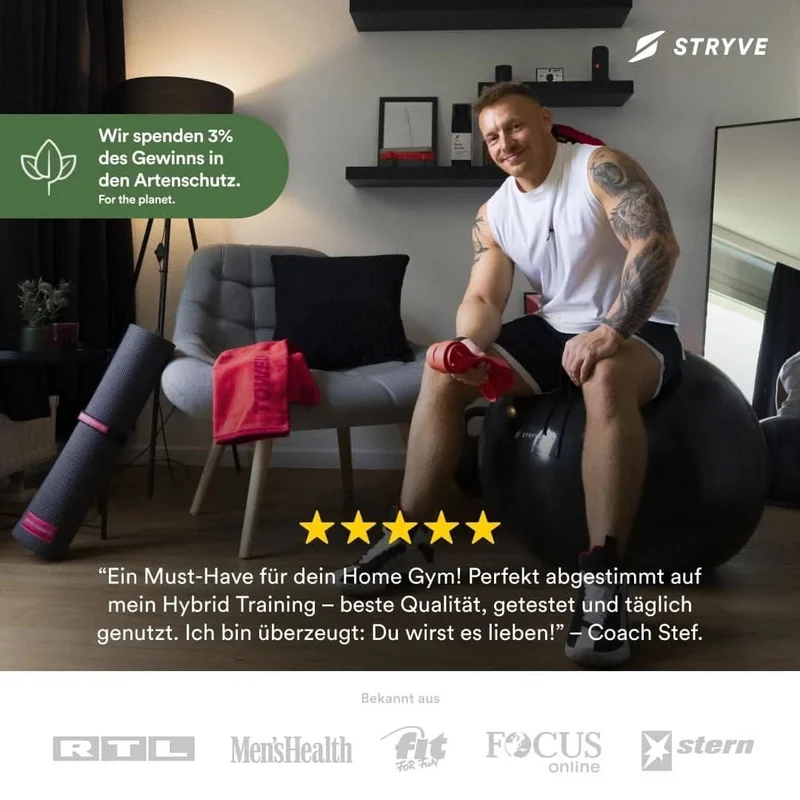 Fitnessbänder Set – STRYVE x Coach Stef Power Bands für Fitness & Home Workout