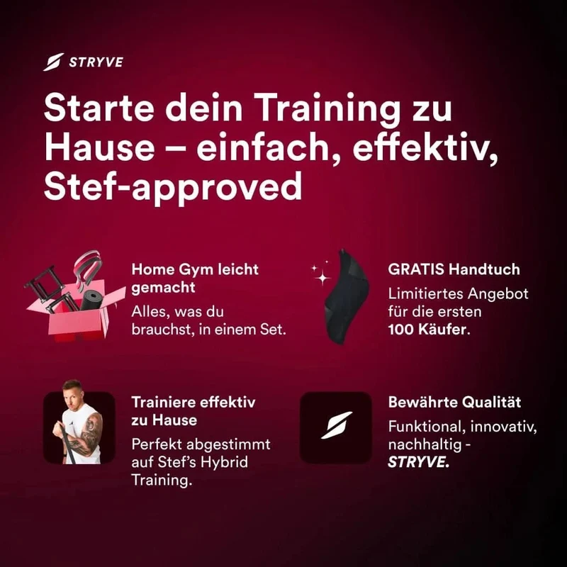 Gymnastikmatte Training Mat – STRYVE x Coach Stef Fitness- & Yogamatte