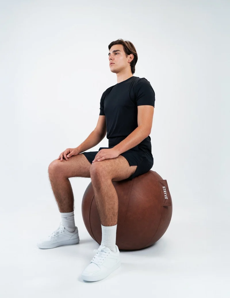 Sitzball Active Ball aus Kunstleder – ergonomischer Sitzball