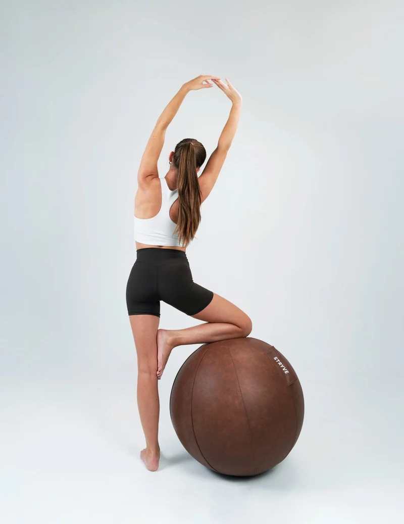 Sitzball Active Ball aus Kunstleder – ergonomischer Sitzball