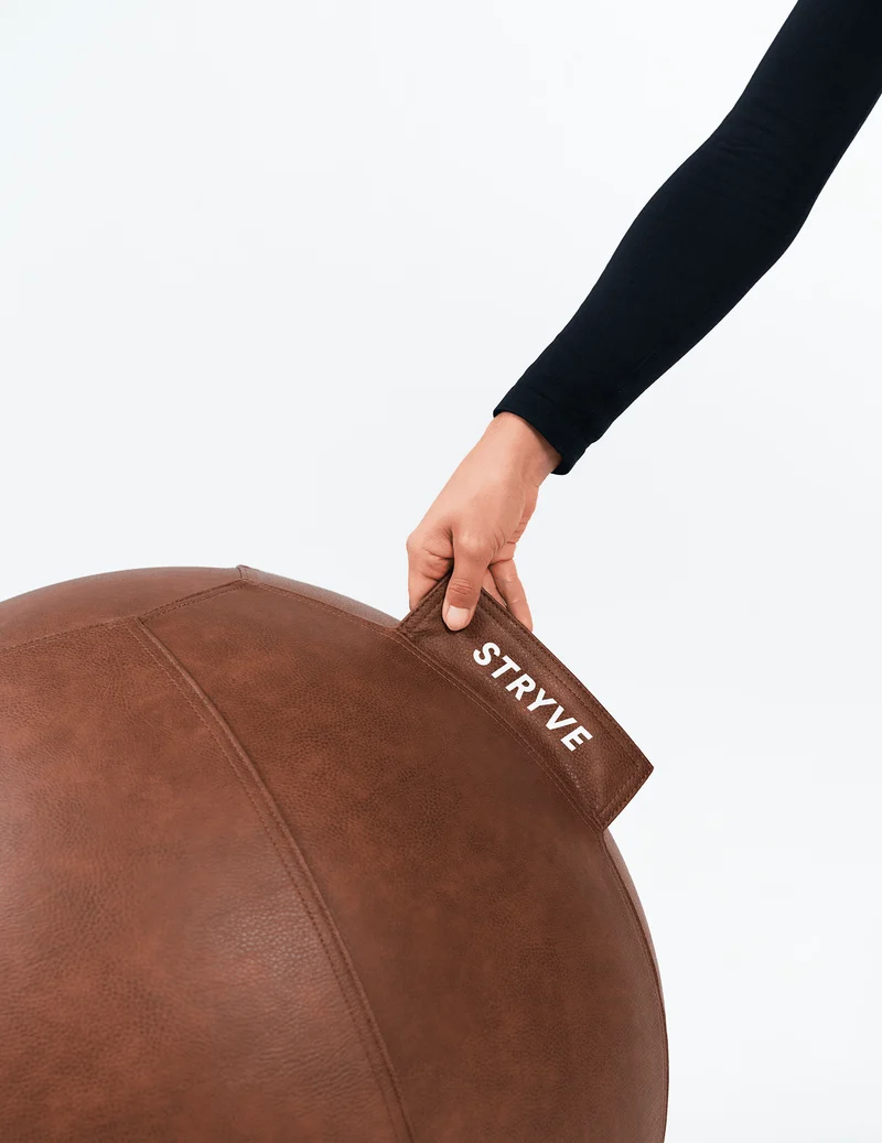 Sitzball Active Ball aus Kunstleder – ergonomischer Sitzball