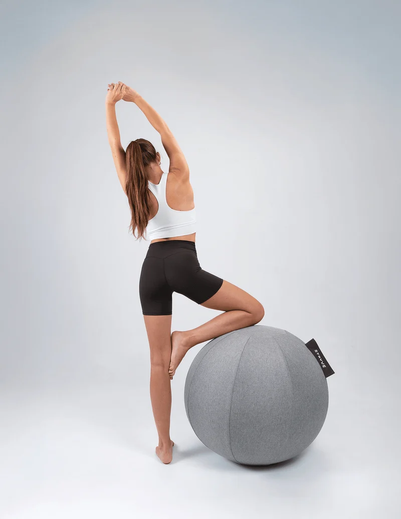 Sitzball Active Ball aus Leinen – ergonomischer Sitzball