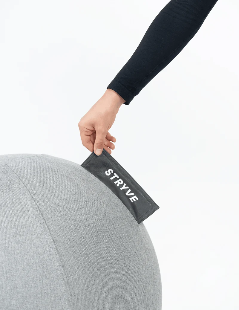 Sitzball Active Ball aus Leinen – ergonomischer Sitzball