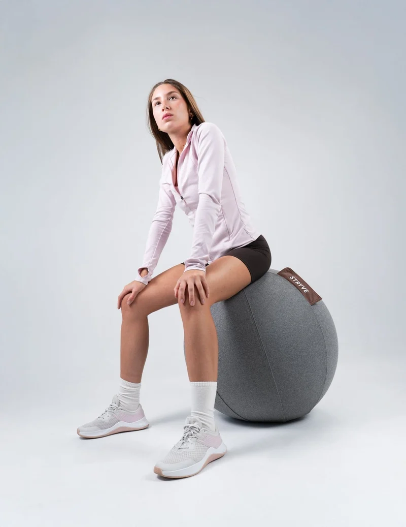 Sitzball Active Ball aus Wollfilz – ergonomischer Filz-Sitzball