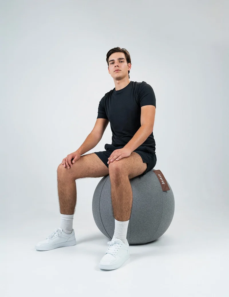 Sitzball Active Ball aus Wollfilz – ergonomischer Filz-Sitzball