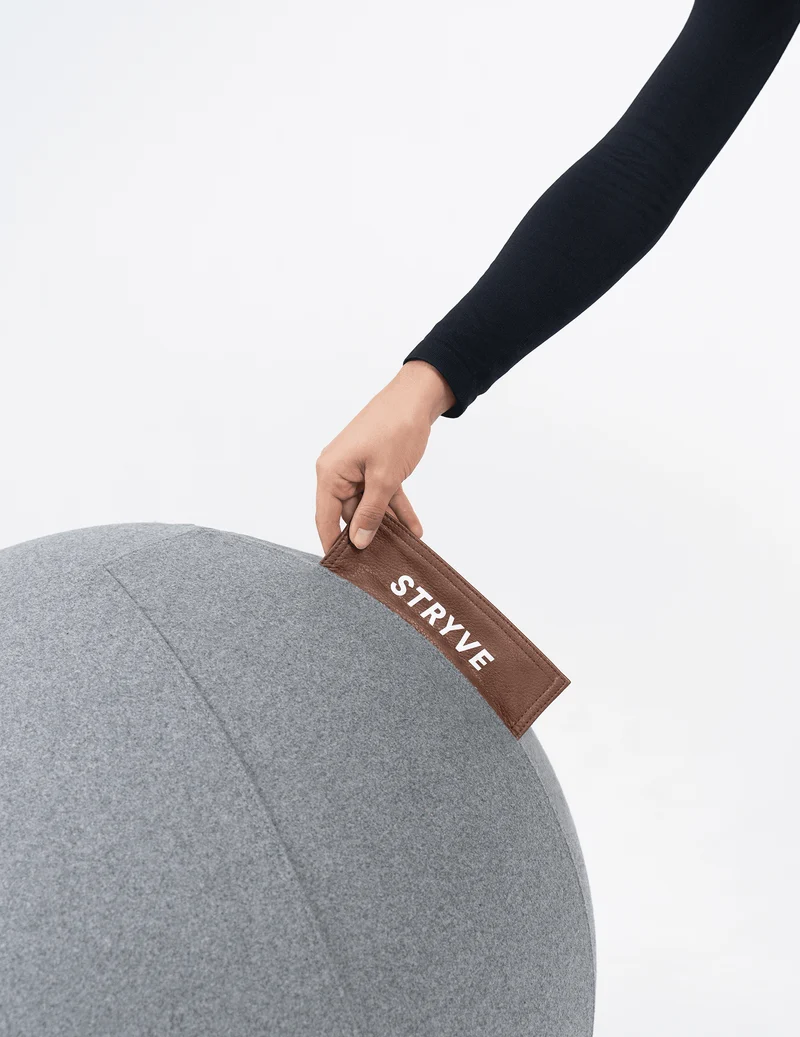 Sitzball Active Ball aus Wollfilz – ergonomischer Filz-Sitzball