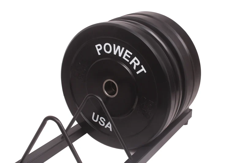 POWERT 2-Inch Barbell Bumper Plates| Olympic Bar Bumpers Plates Pair for Weight-lift & Cross-fit Training| 2'' Steel Ring Insert-One Pair-10lb/15lb/25lb/35lb/45lb