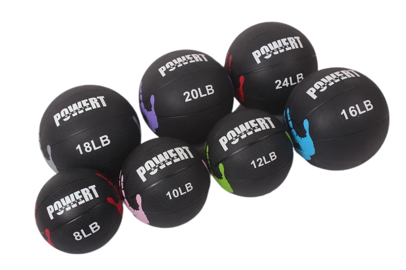 POWERT Medicine Ball Weighted Ball for HIIT Workout, Cardio Fitness Exercise & Physical Therapy