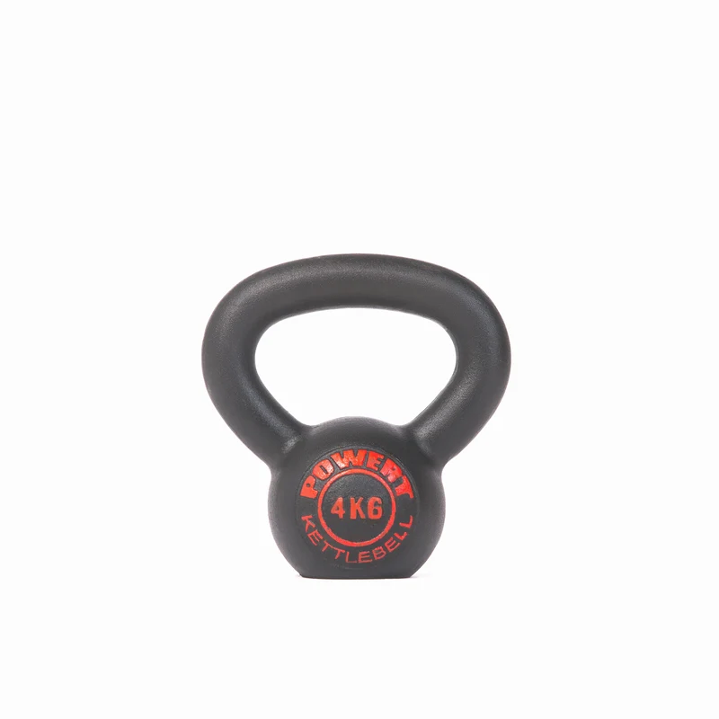 POWERT Cast Iron Kettlebell |Premium Quality Powder Coated|Ergonomic Design-Single Unit