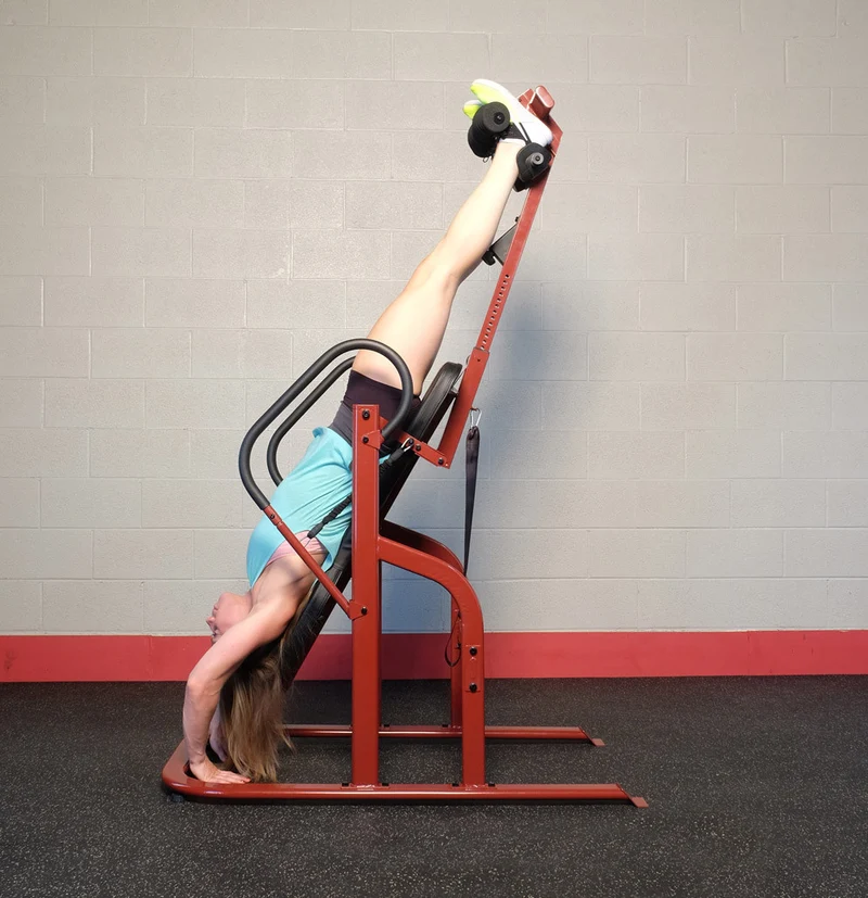 Body-Solid Home Inversion Table With Heavy-Gauge Steel Frame And Ankle Adjustment