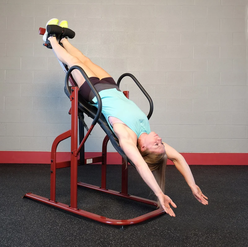 Body-Solid Home Inversion Table With Heavy-Gauge Steel Frame And Ankle Adjustment