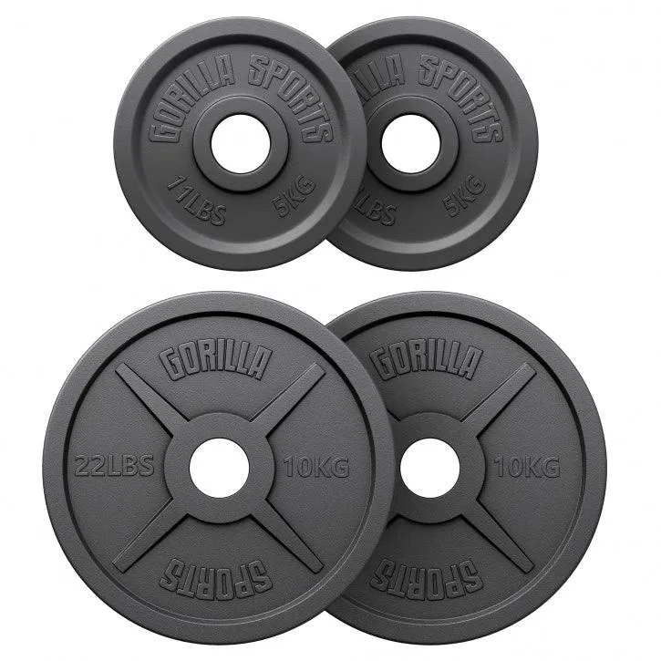 Hantelscheibe Gusseisen Olympia 1,25 - 25 kg
