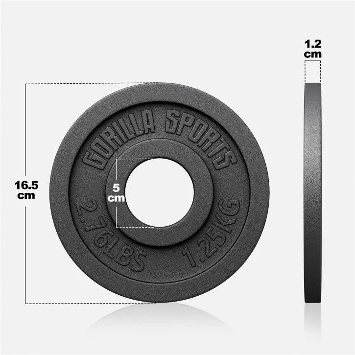Hantelscheibe Gusseisen Olympia 1,25 - 25 kg
