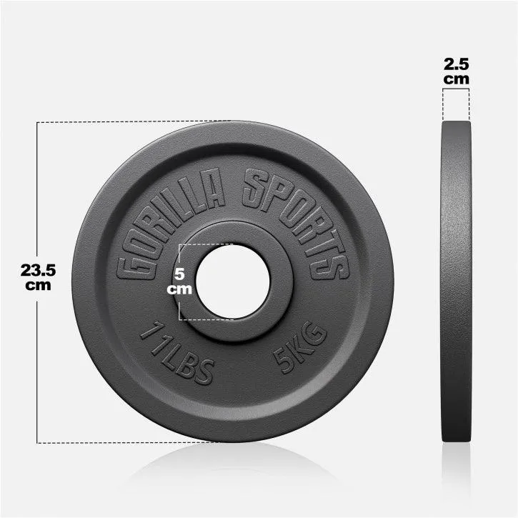 Hantelscheibe Gusseisen Olympia 1,25 - 25 kg