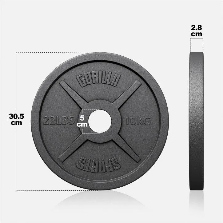 Hantelscheibe Gusseisen Olympia 1,25 - 25 kg