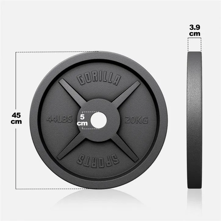 Hantelscheibe Gusseisen Olympia 1,25 - 25 kg