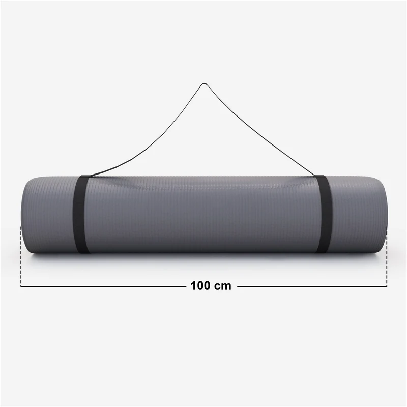 Yogamatte mit Tragegurt 190 x 60/100 x 1,5 cm