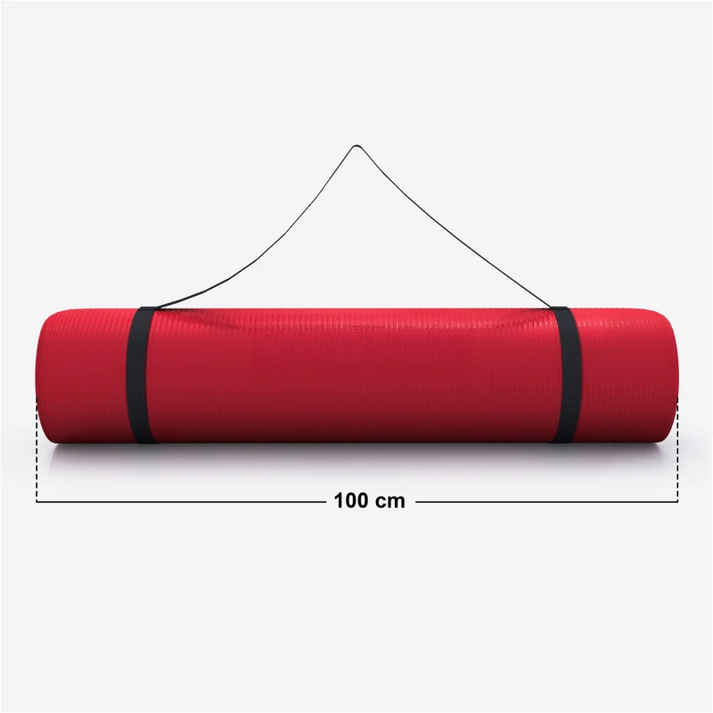 Yogamatte mit Tragegurt 190 x 60/100 x 1,5 cm