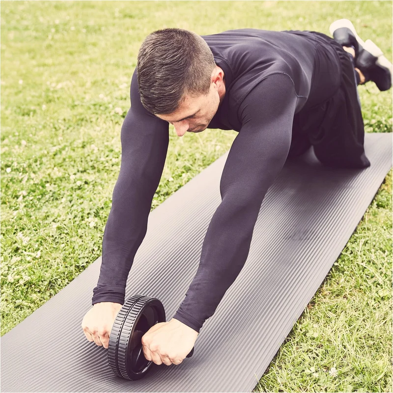 Yogamatte mit Tragegurt 190 x 60/100 x 1,5 cm